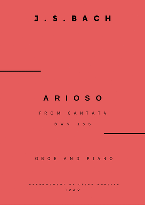 Book cover for Arioso (BWV 156) - Oboe and Piano (Full Score and Parts)