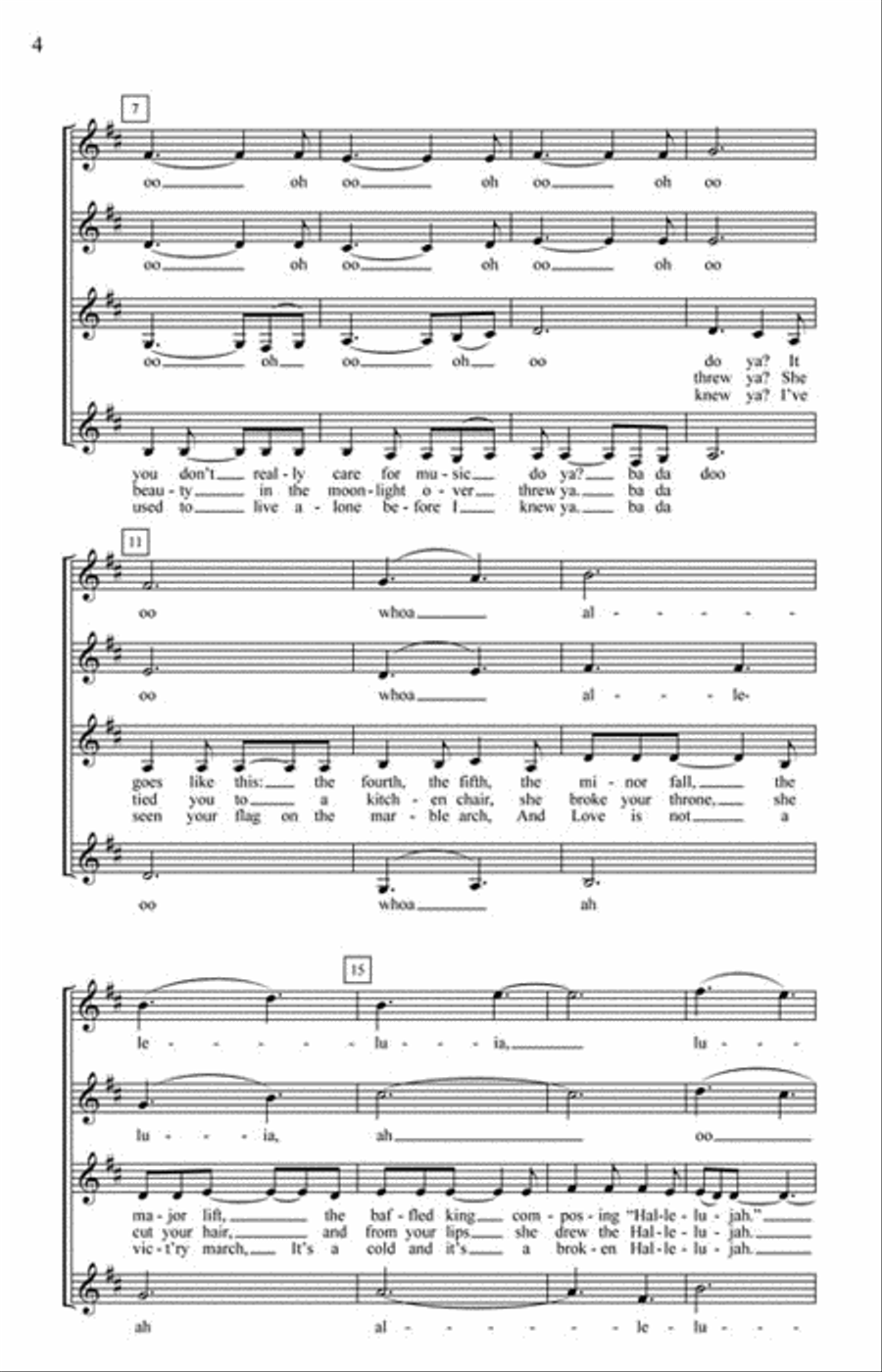 Hallelujah SSAA scores gallery preview page 3