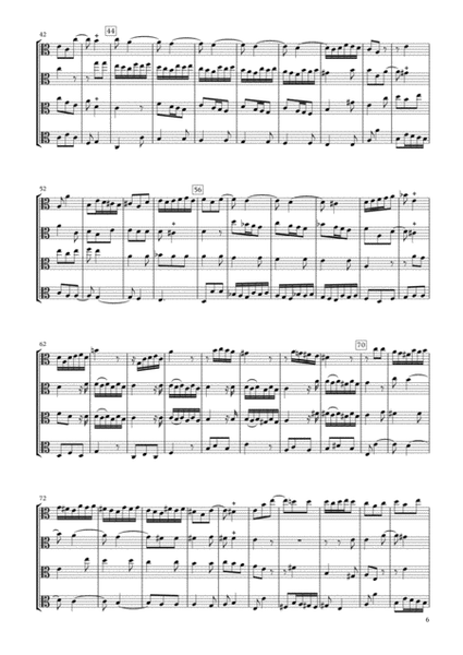 Sonata Op.34-6 for Four Violas image number null