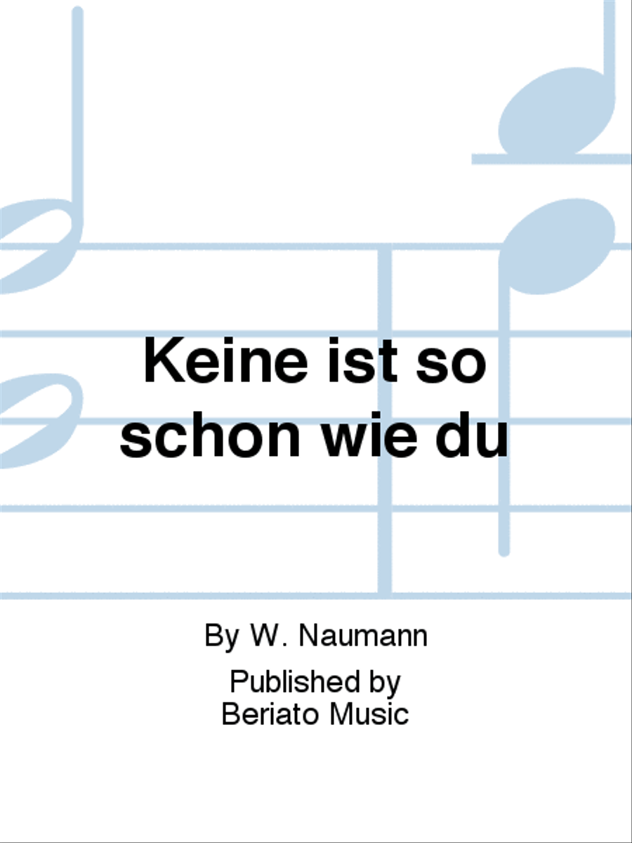 Keine ist so schön wie du Voice Solo scores gallery preview page 1