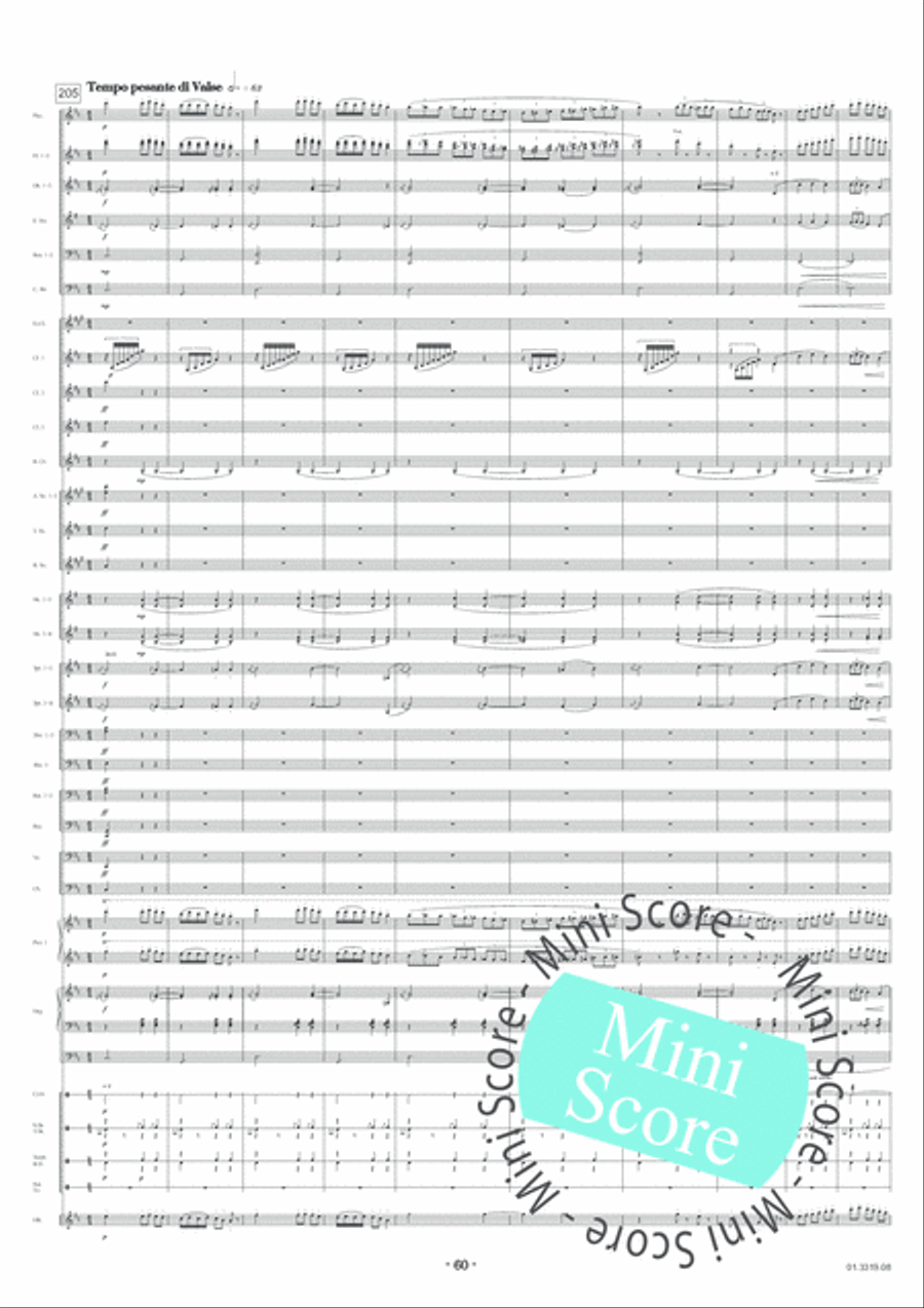 Feste Romane Concert Band scores gallery preview page 64