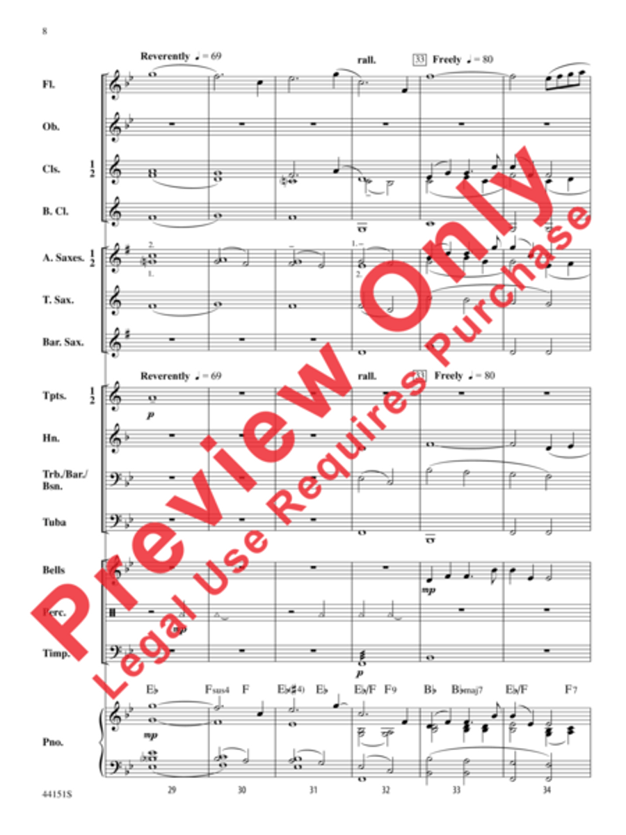 Serenade Concert Band scores gallery preview page 7
