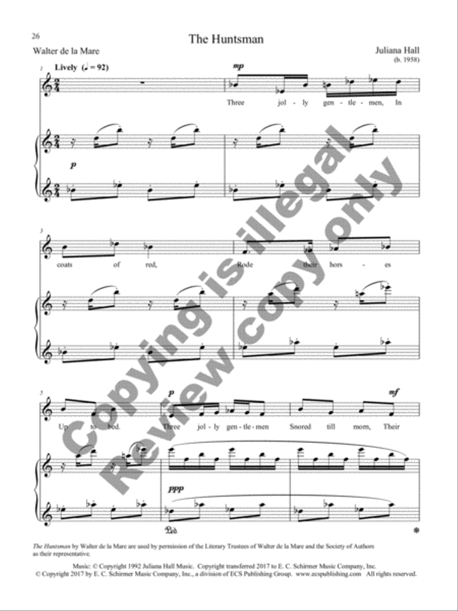 Peacock Pie Tenor Voice scores gallery preview page 11