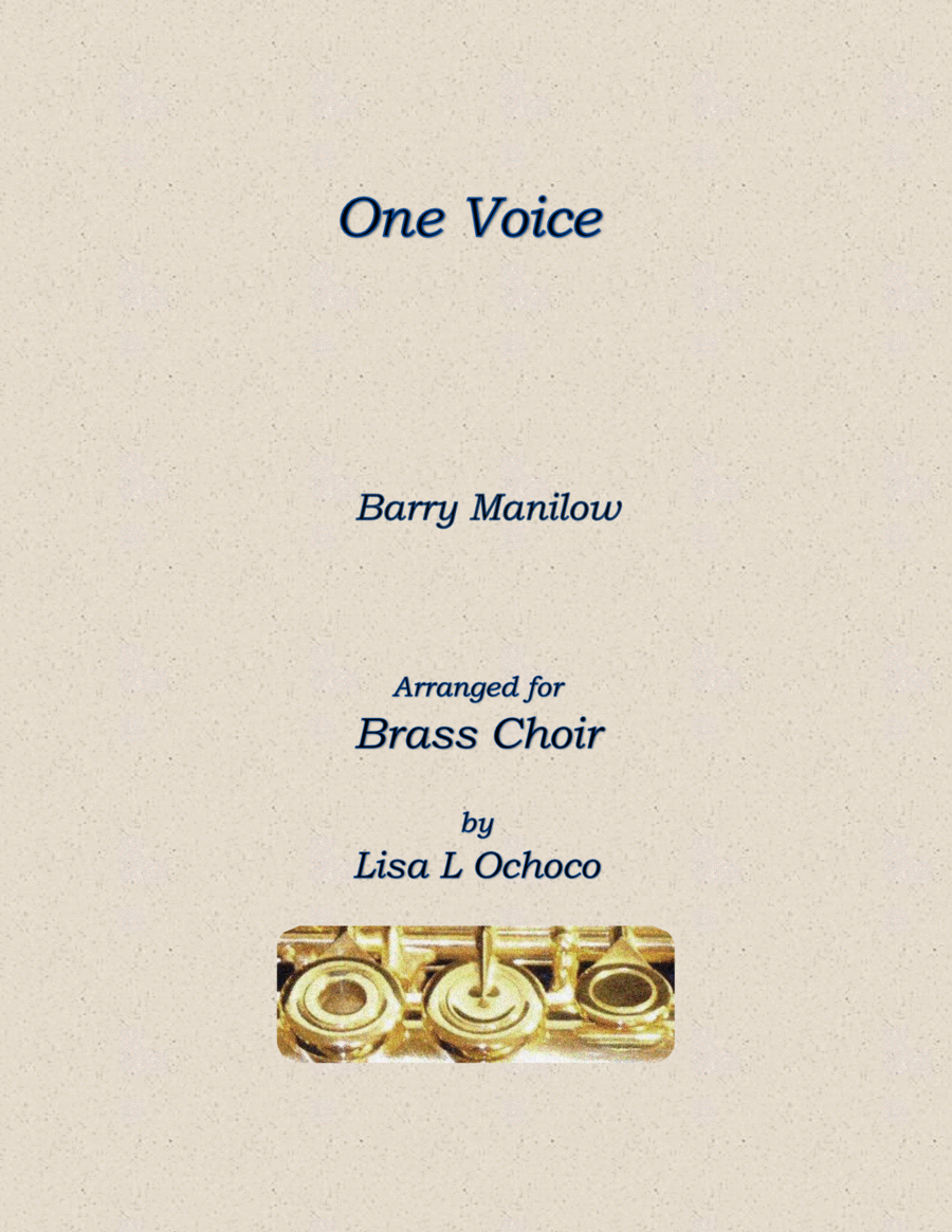 One Voice One Voice Brass Band scores gallery preview page 1