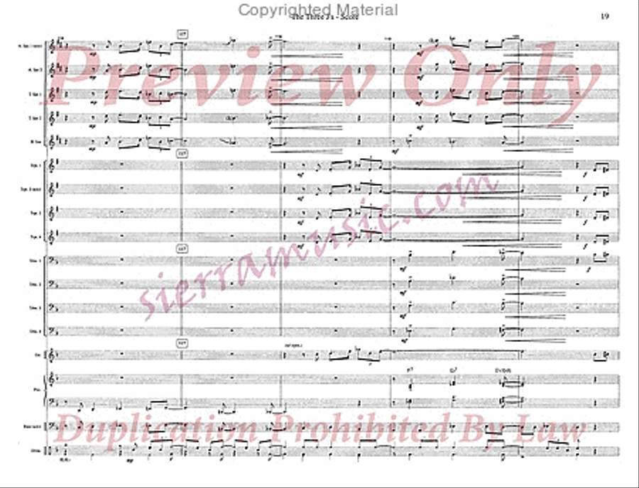 The Three J's Jazz Ensemble scores gallery preview page 20