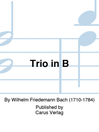 Book cover for Trio in B