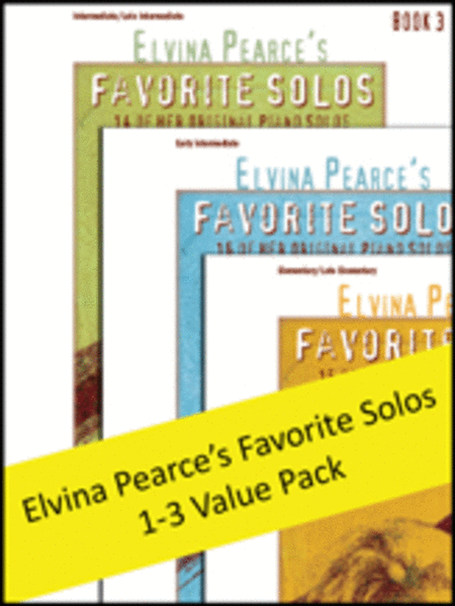 Elvina Pearce's Favorite Solos 1-3 (Value Pack)