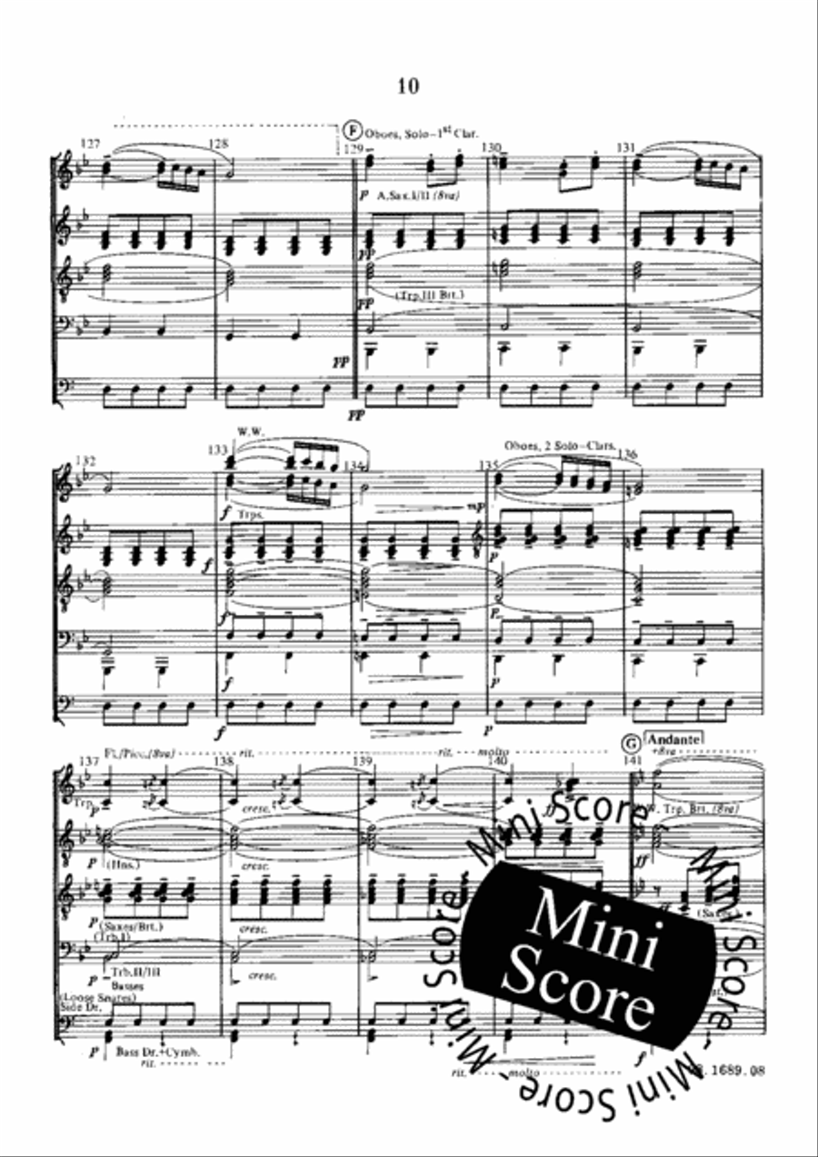 In the Mystic Land of Egypt Fanfare Band scores gallery preview page 14