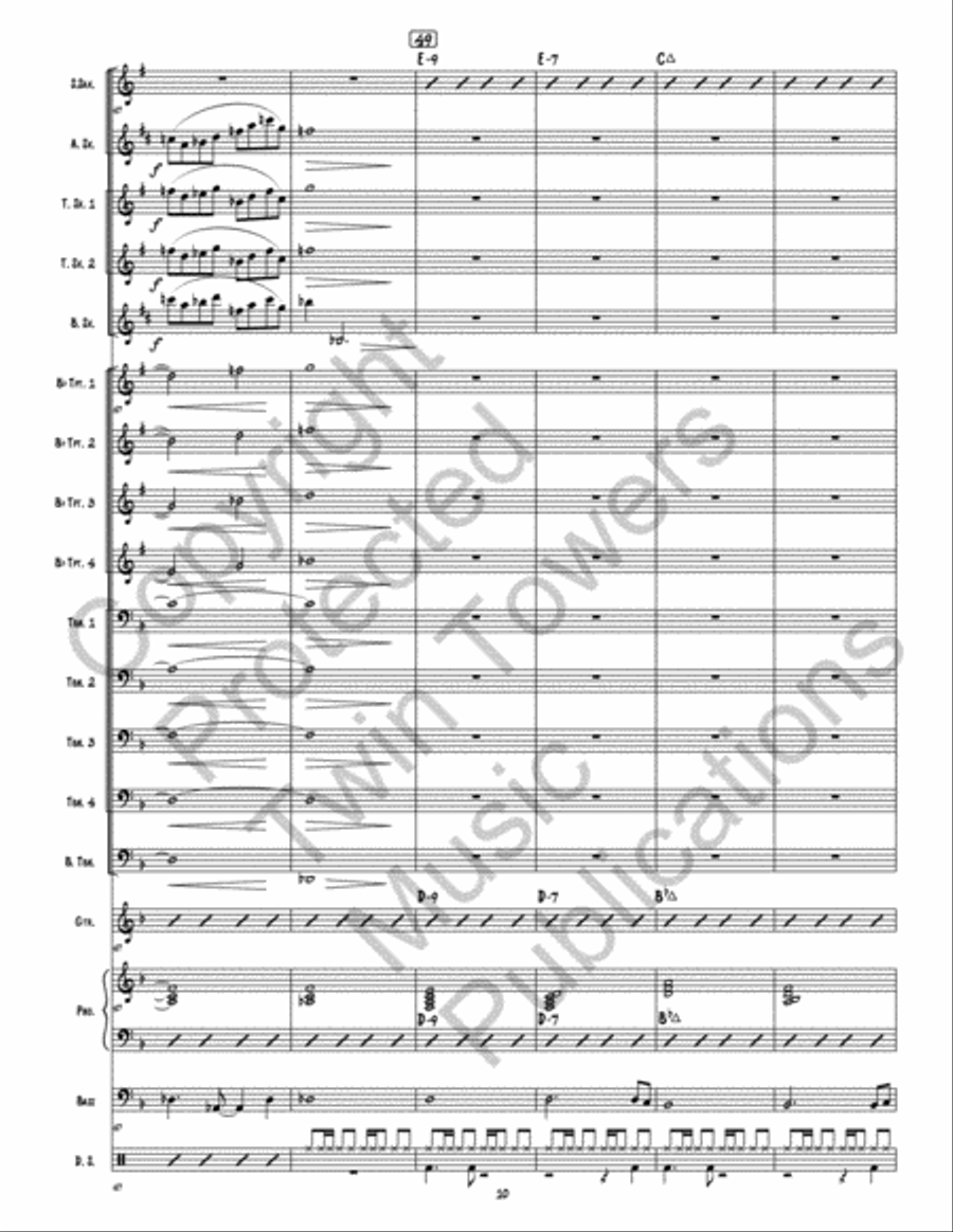 Sunset Key Sunset Key Jazz Ensemble scores gallery preview page 11