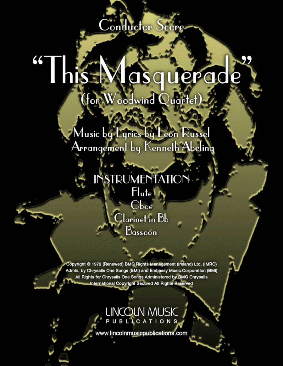 This Masquerade Woodwind Quartet scores gallery preview page 1