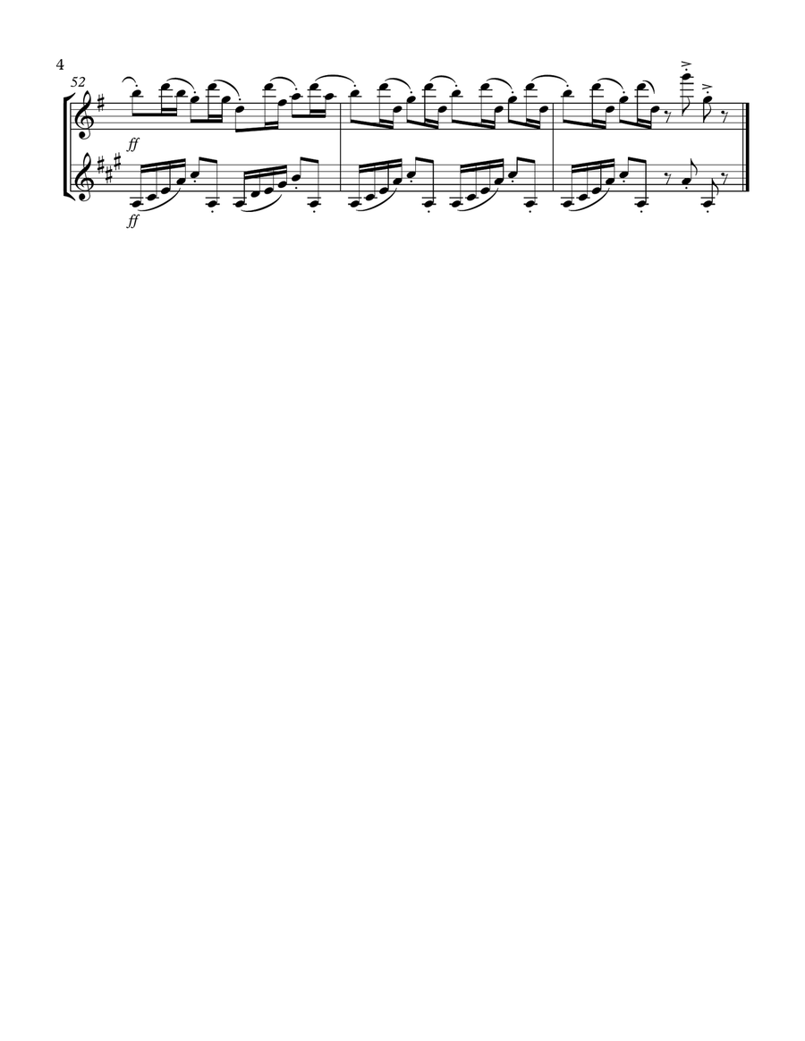 Chinese Dance (Nutcracker Suite): Flute & Clarinet Duet Woodwind Duet scores gallery preview page 4