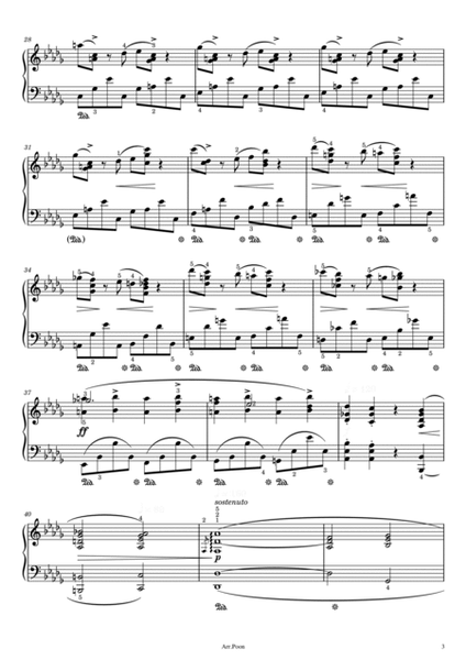 F. Chopin - Sonata No.2 in B-flat minor - Op.35 - Original With Fingered - For Piano Solo image number null