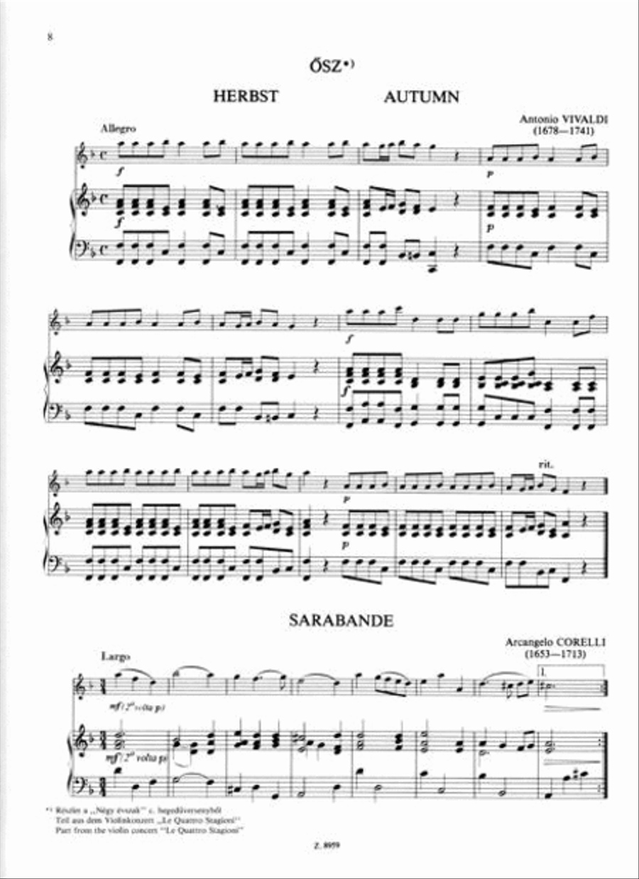 Leichte Vortragsstücke Flute Solo scores gallery preview page 2
