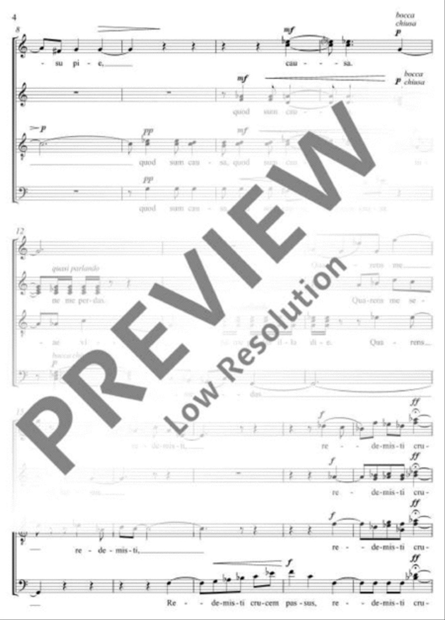 Recordare Recordare A Cappella scores gallery preview page 5