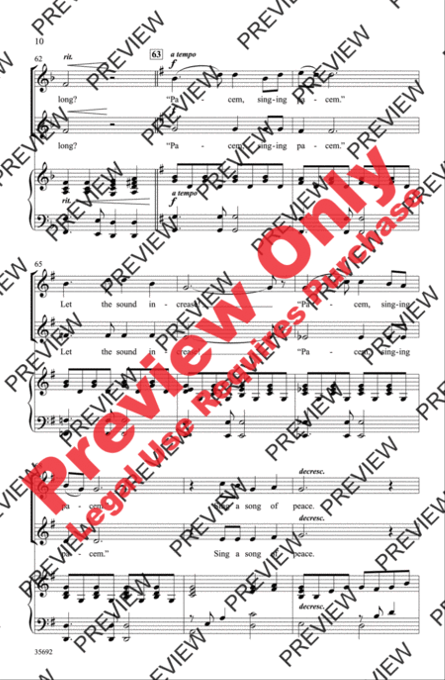 Pacem 2-Part scores gallery preview page 9