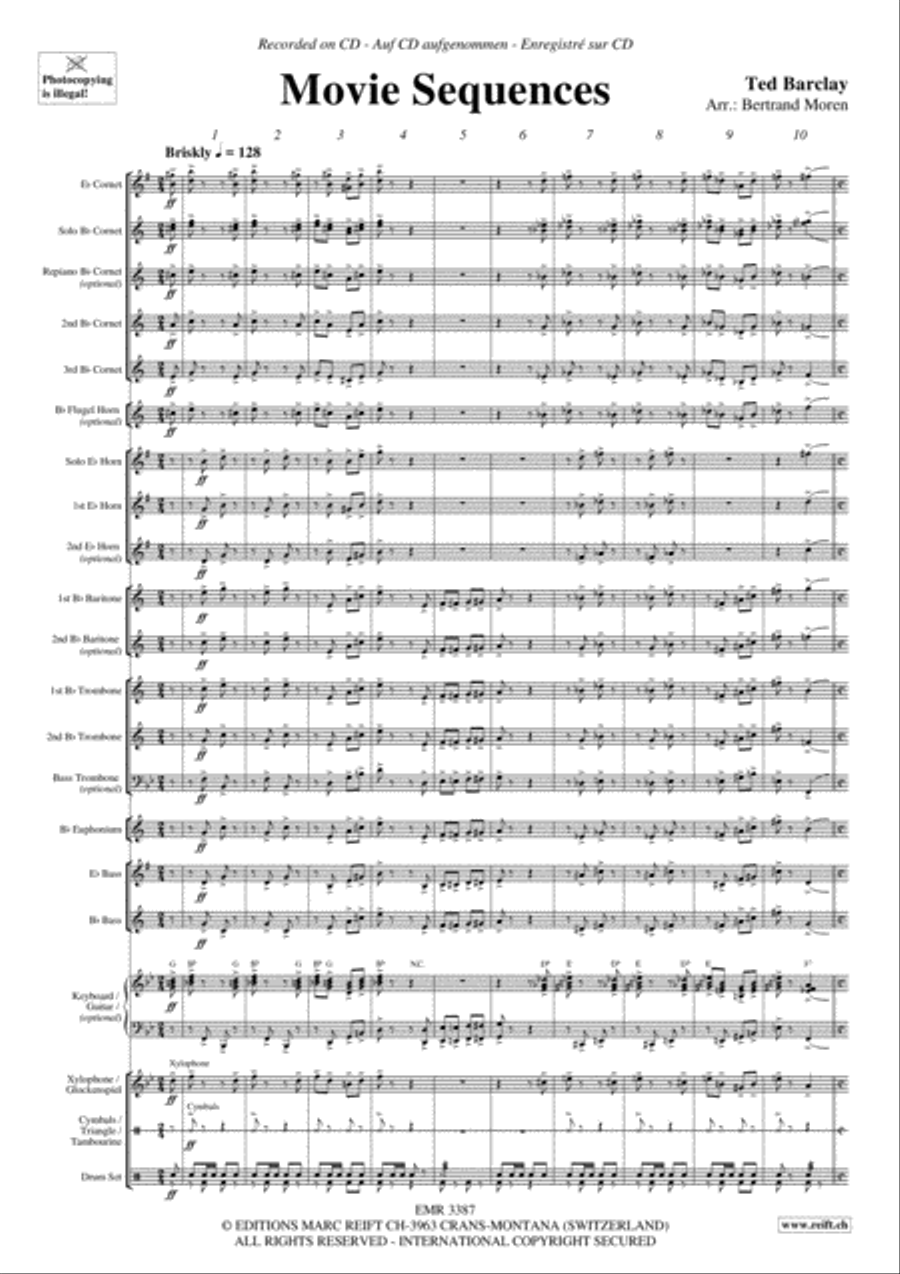Movie Sequences Brass Band scores gallery preview page 4