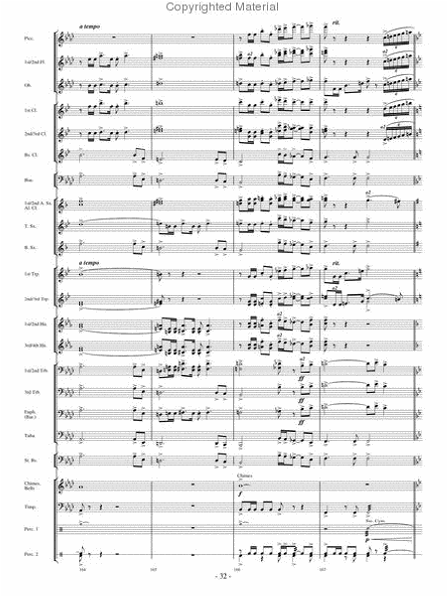 Broad Stripes and Bright Stars Concert Band scores gallery preview page 31