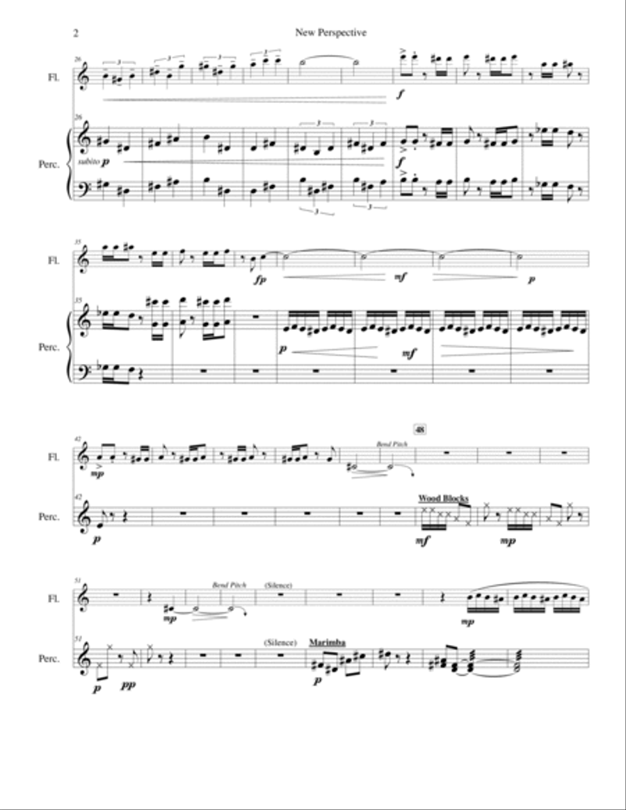 New Perspective (Flute) Flute scores gallery preview page 4