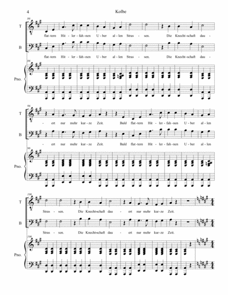 Kolbe (Piano/Vocal Score) image number null