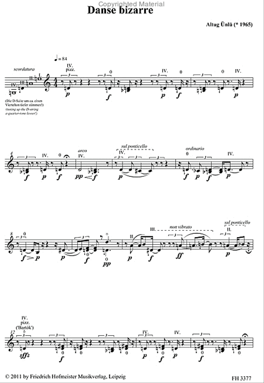 Zeitgenössische Tänze für Violine solo Violin Solo scores gallery preview page 2