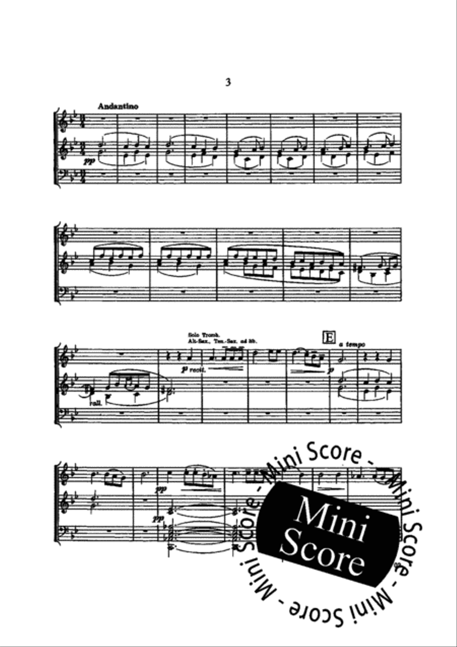 Berceuse de Jocelyn Berceuse de Jocelyn Concert Band scores gallery preview page 5