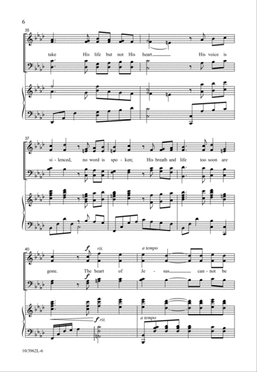The Heart of Jesus The Heart of Jesus 4-Part scores gallery preview page 7