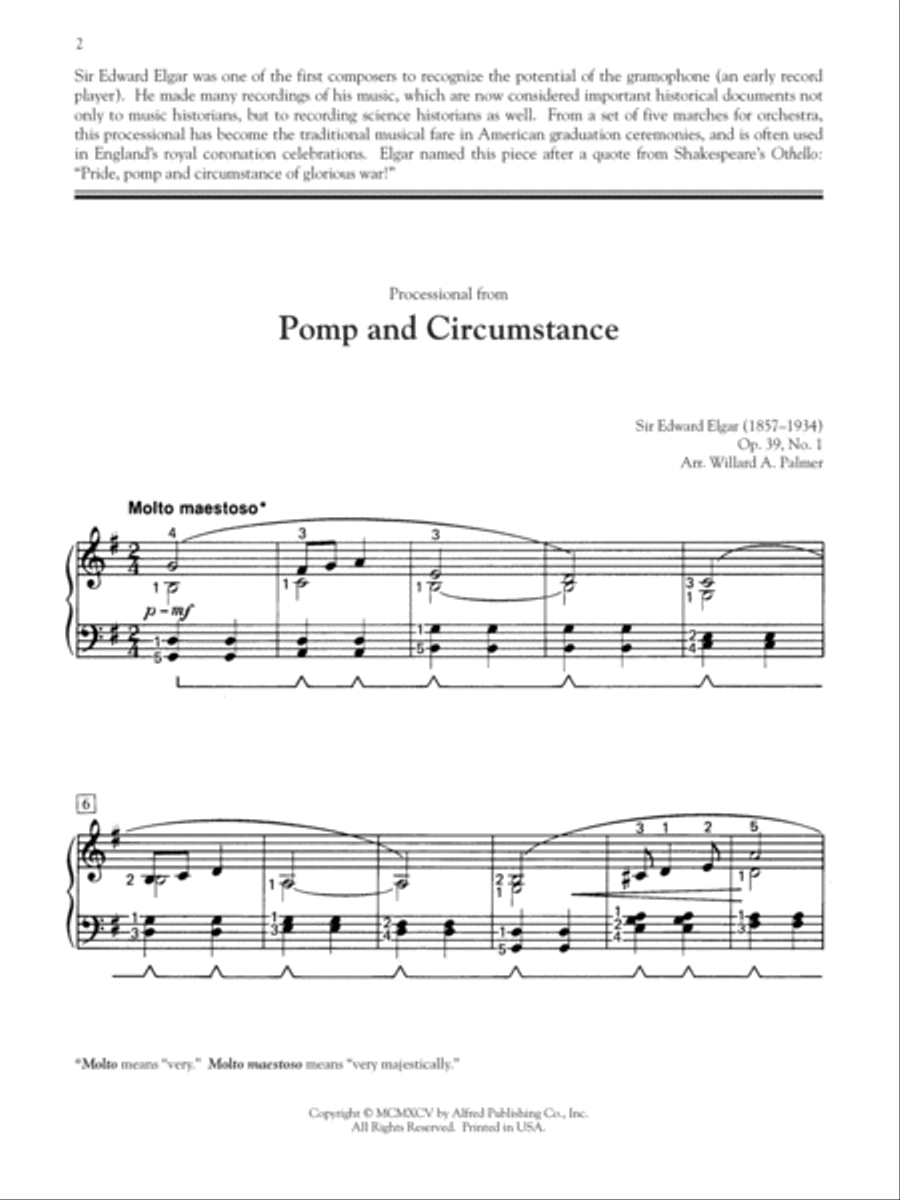 Processional from Pomp and Circumstance No. 1 Small Ensemble scores gallery preview page 2