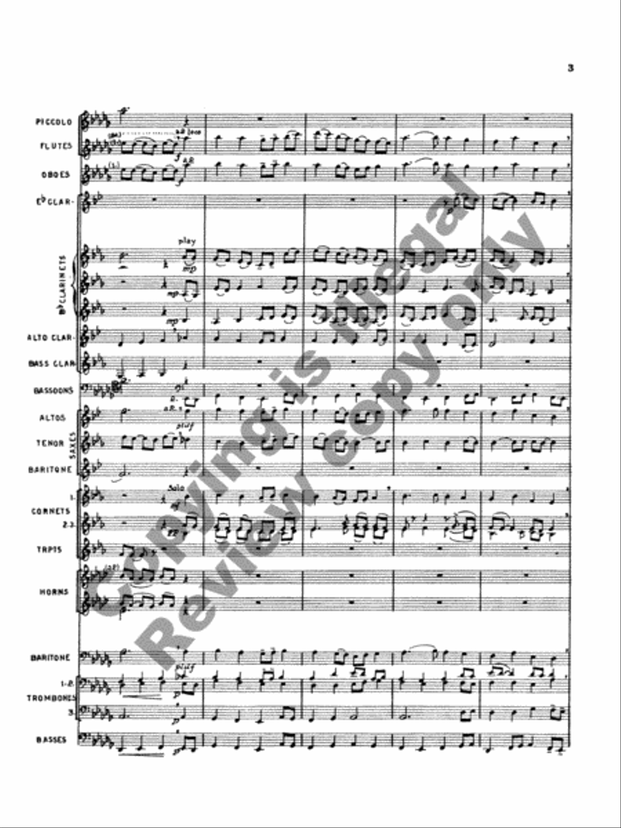 Sussex Mummers' Christmas Carol (Symphonic Set) Concert Band scores gallery preview page 4
