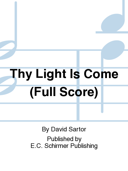 Thy Light Is Come (Brass Score)