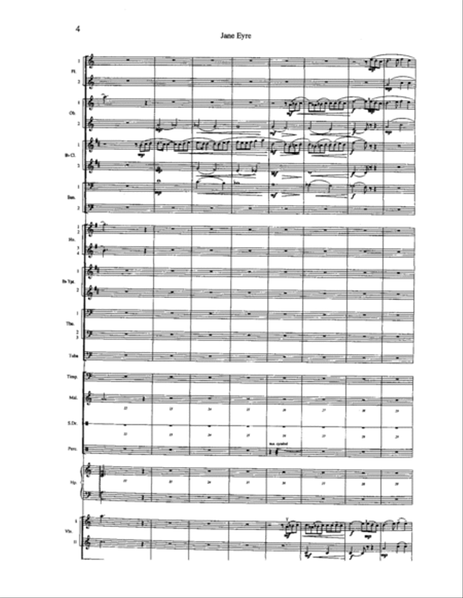 Jane Eyre: Fantasy - Overture Orchestra scores gallery preview page 5