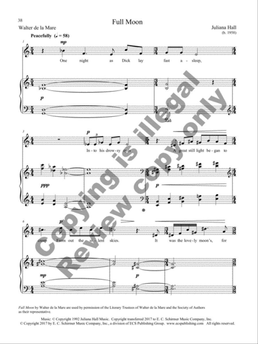 Peacock Pie Tenor Voice scores gallery preview page 18