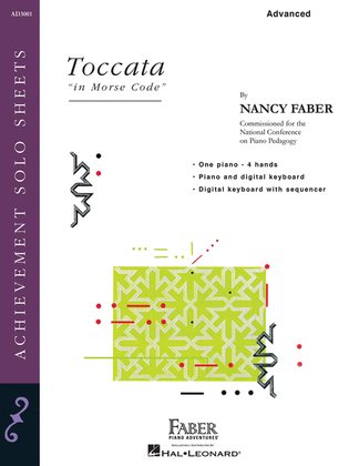 Book cover for Toccata "in Morse Code"