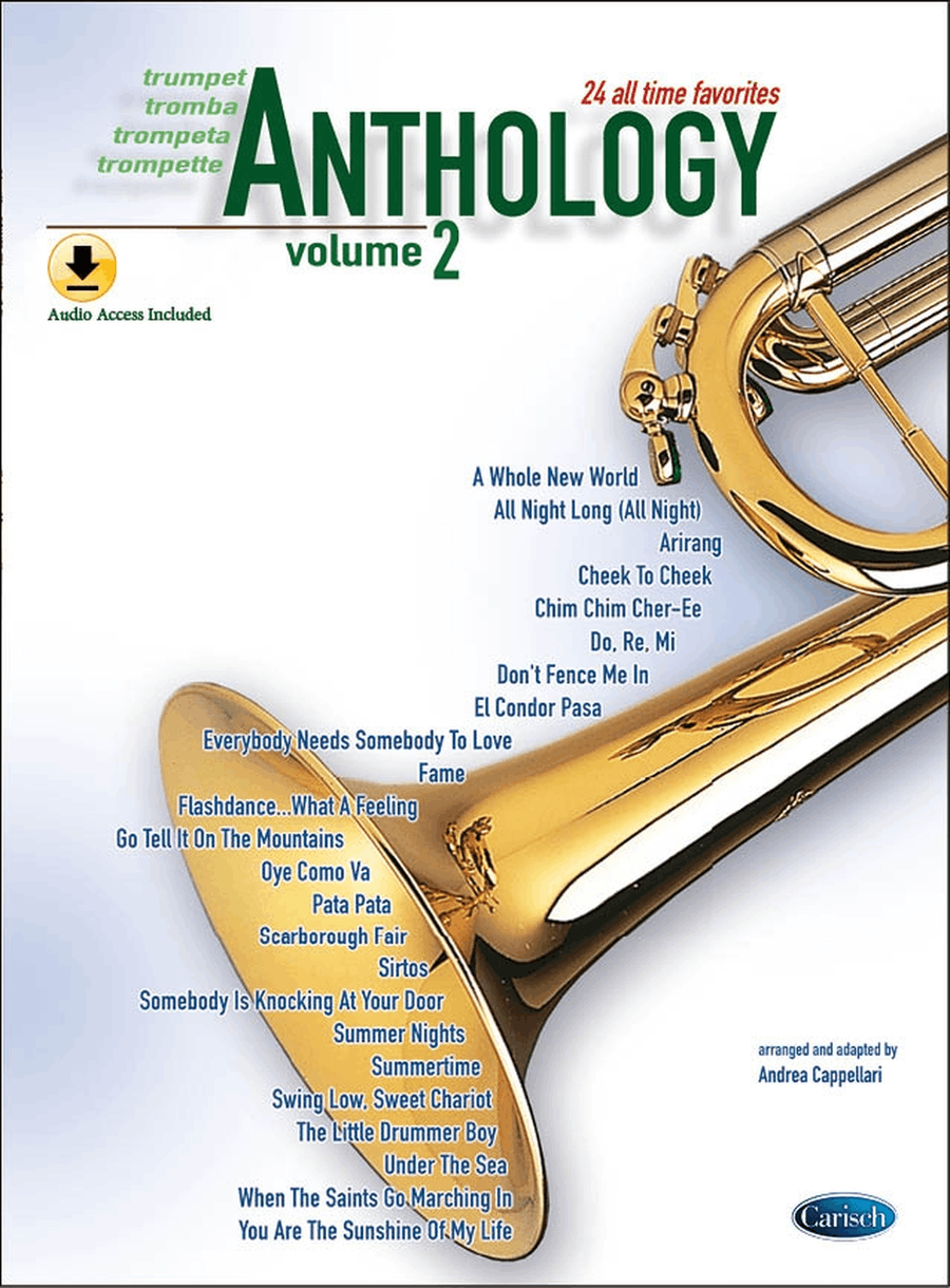 Cappellari Andrea Anthology Trumpet Vol 2 Bk/cd Trumpet Solo scores gallery preview page 1