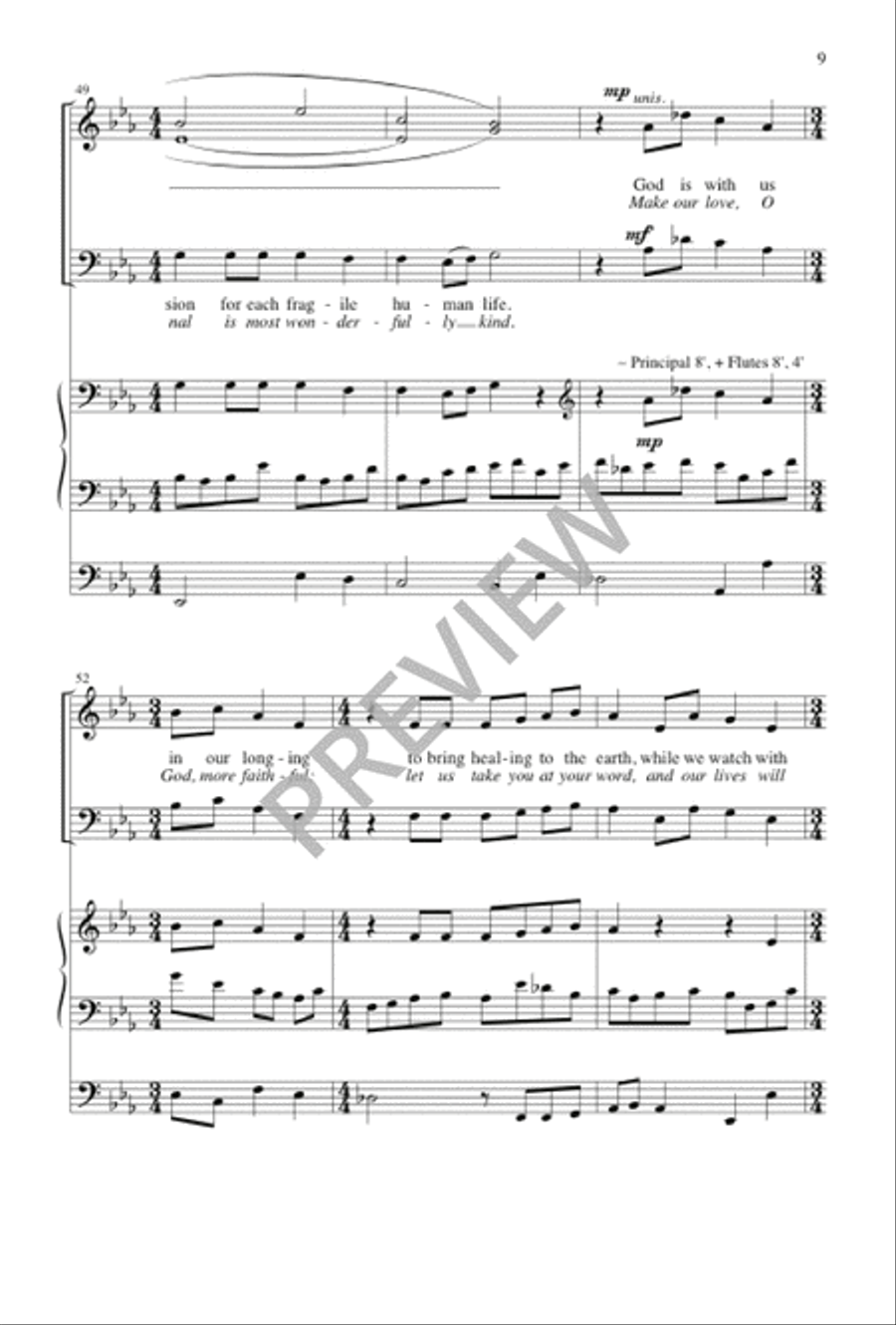Unexpected and Mysterious 3-Part scores gallery preview page 10