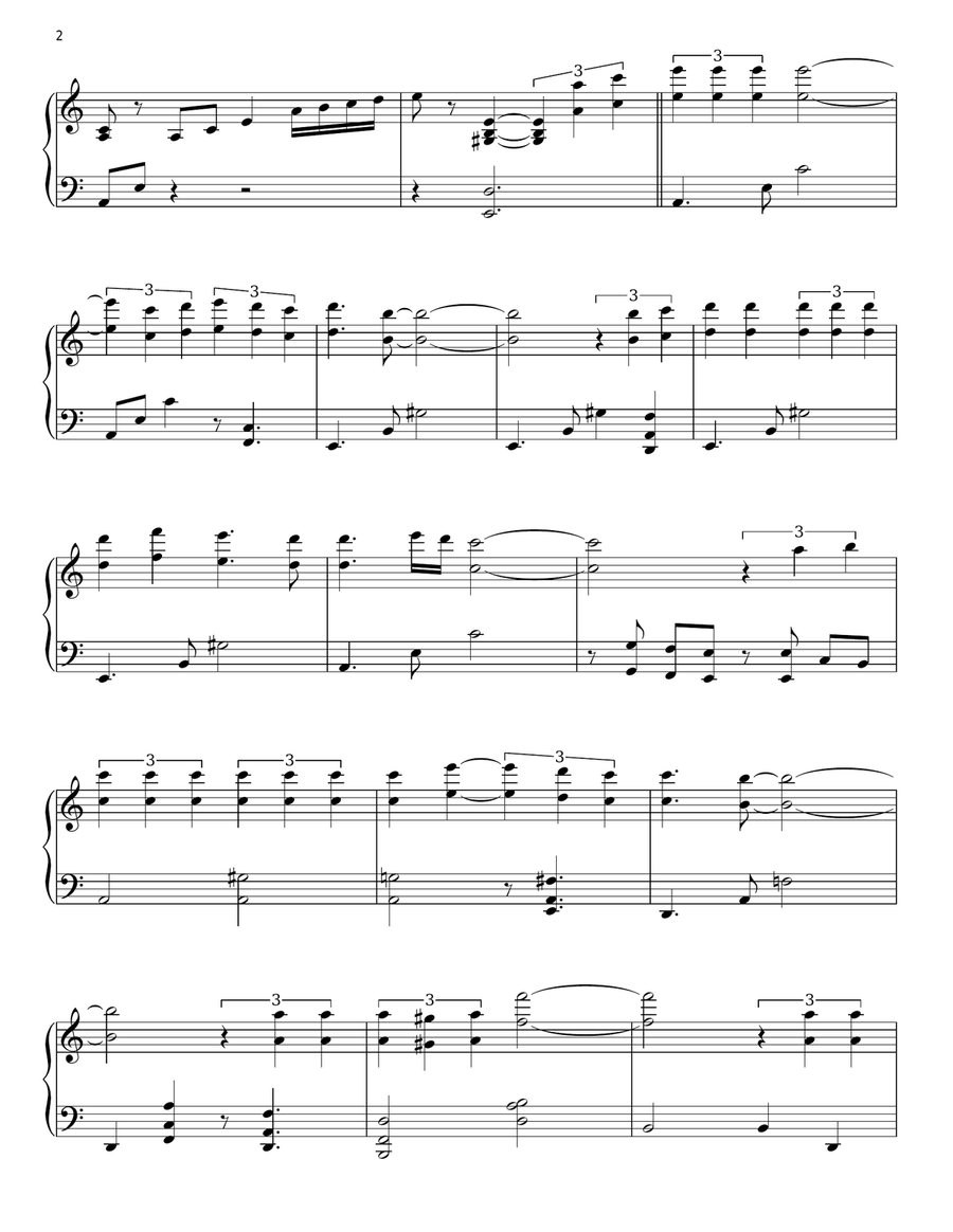 Apasionada Piano Solo scores gallery preview page 2