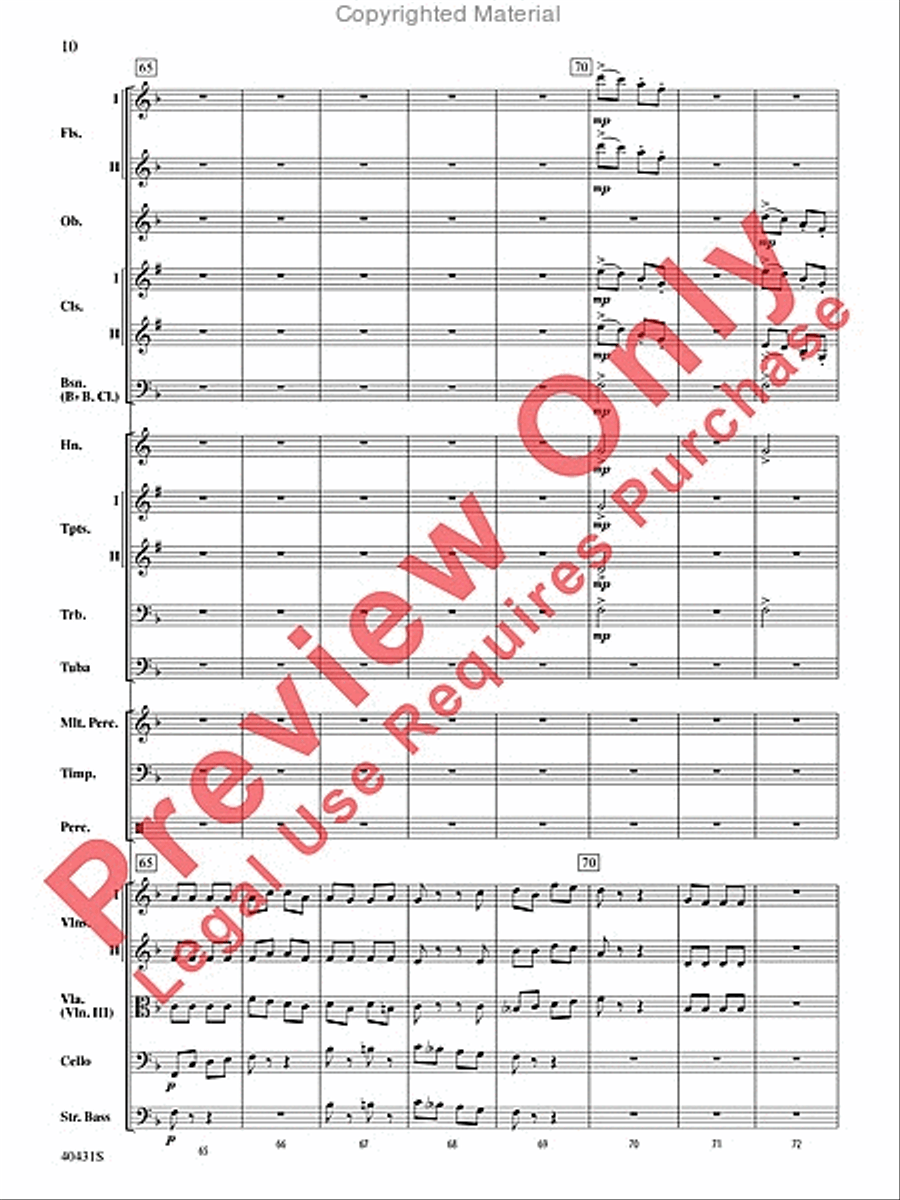 Leroy Anderson's Irish Suite, Part 2 (Themes from) Full Orchestra scores gallery preview page 11