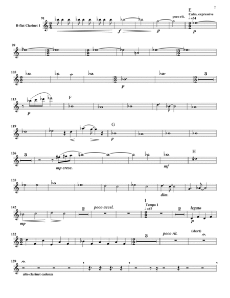 Little Concerto for Alto Clarinet and Clarinet Choir (Set of Parts)