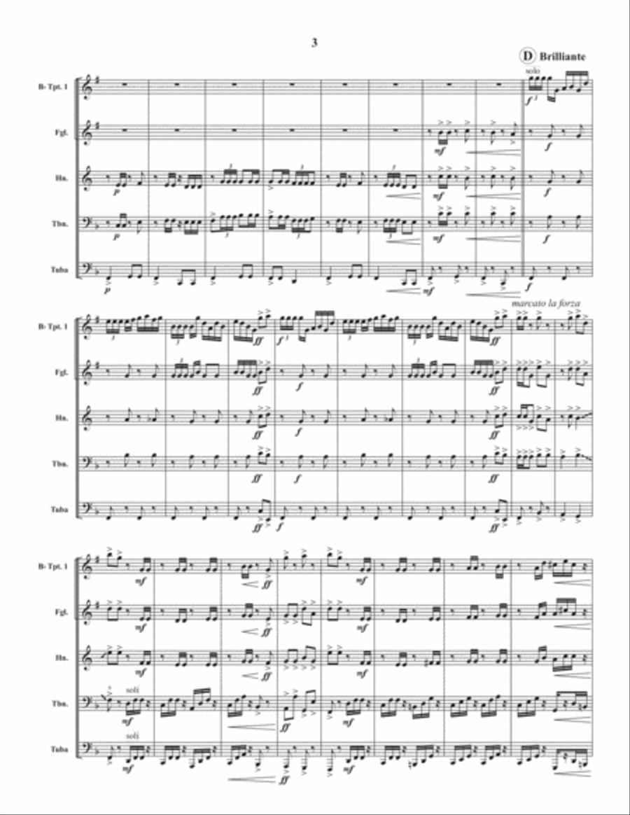 The Banjo Brass Quintet scores gallery preview page 4