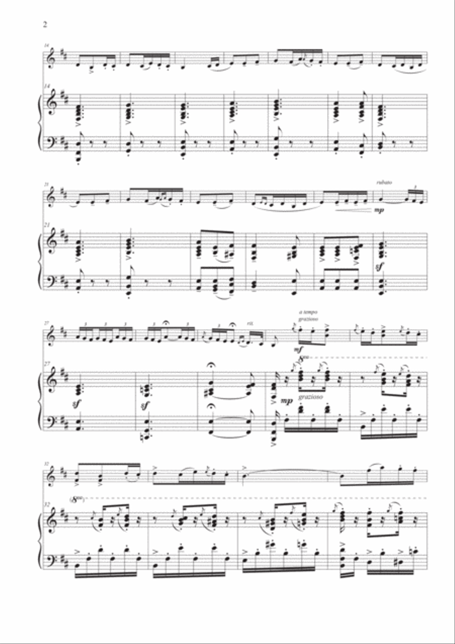 Scheherazade for Violin and Piano Chamber Music scores gallery preview page 2