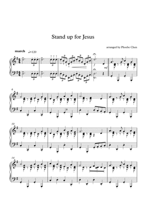 Book cover for stand up for Jesus (piano solo)