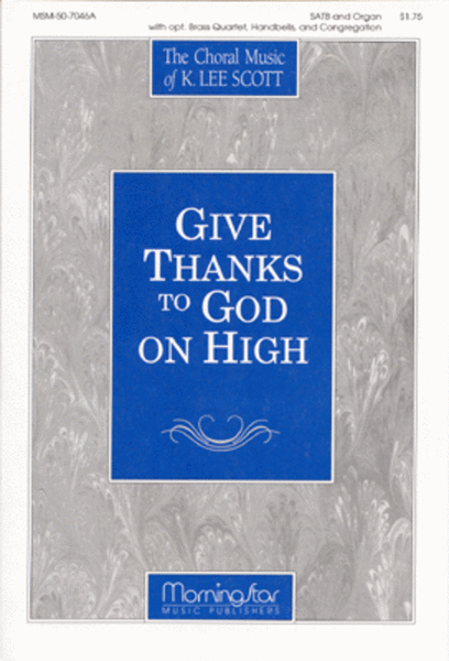 Give Thanks to God on High (Full Score) image number null