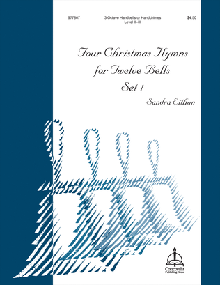 Book cover for Four Christmas Hymns for Twelve Bells, Set 1