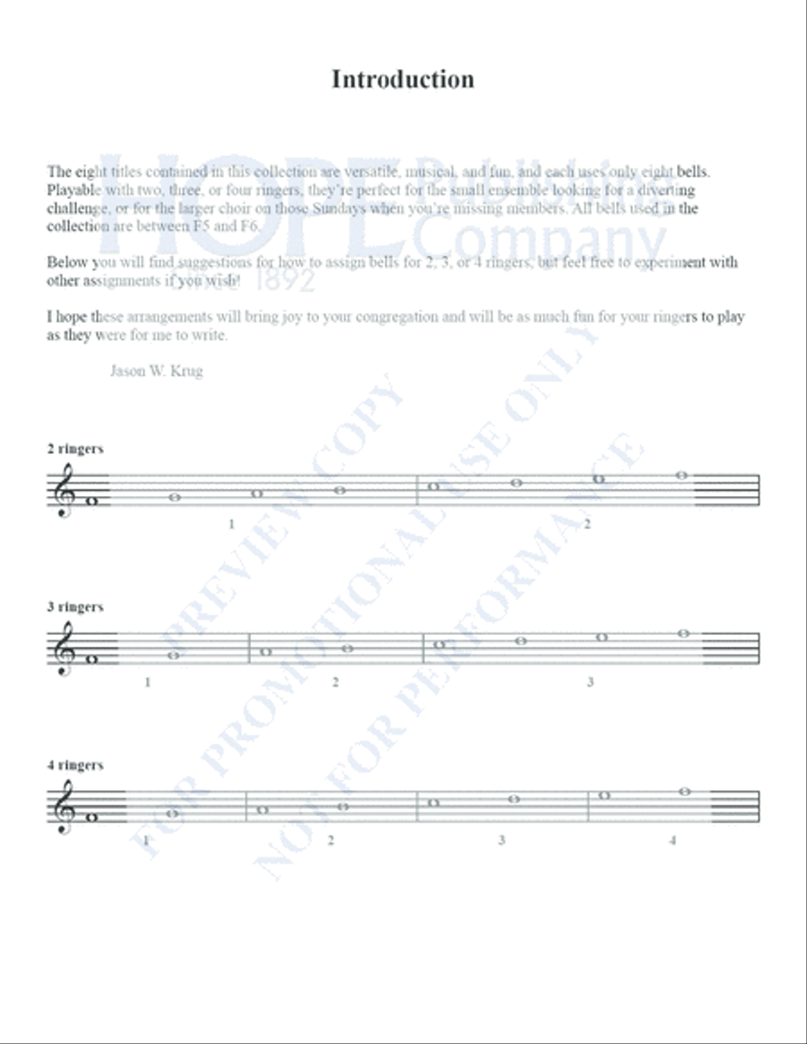 Small-ER But Mighty, Vol. 1 for Christmas Repoducible Handbell Choir scores gallery preview page 3