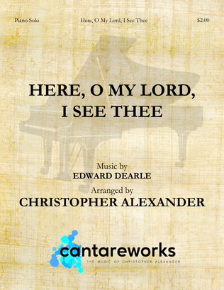 Book cover for Here, O My Lord, I See Thee