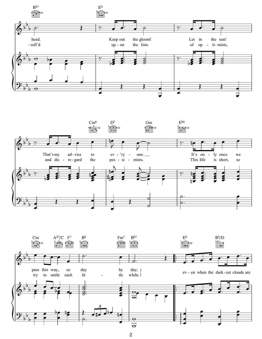 Spread A Little Happiness Guitar scores gallery preview page 2