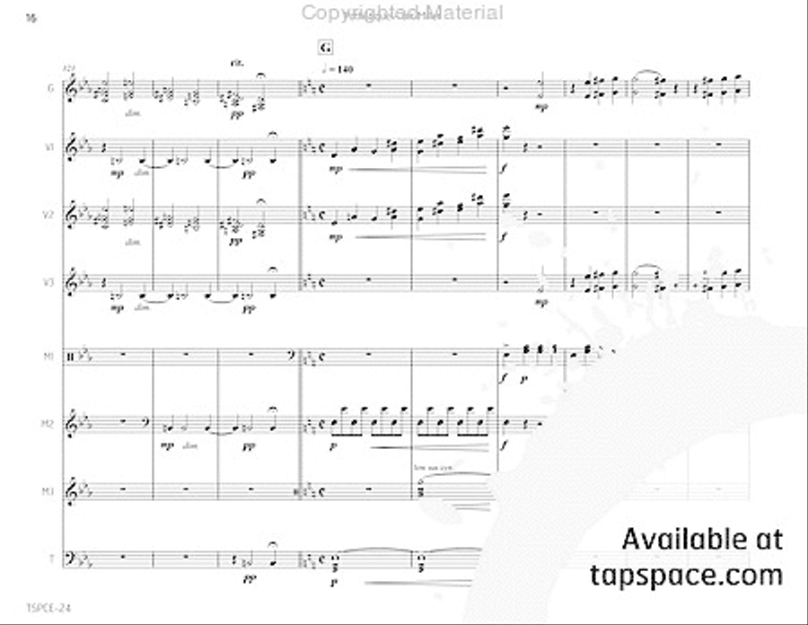 Pathetique Percussion Ensemble scores gallery preview page 21