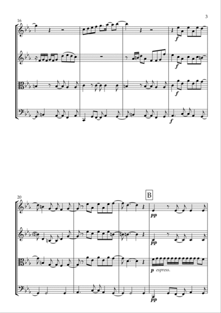We Don't Talk About Bruno String Quartet scores gallery preview page 3