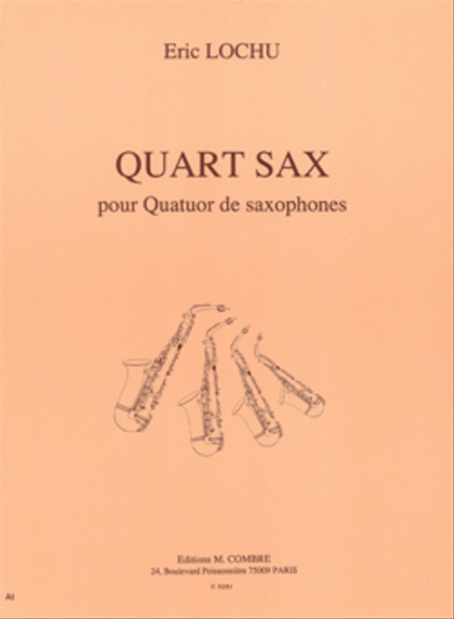 Quart sax Quart sax Saxophone Quartet scores gallery preview page 1