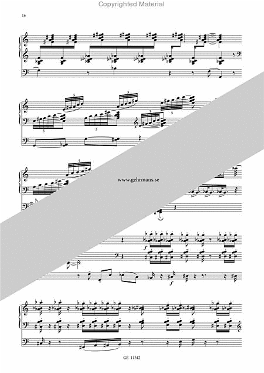 Tragoedia Organ scores gallery preview page 17