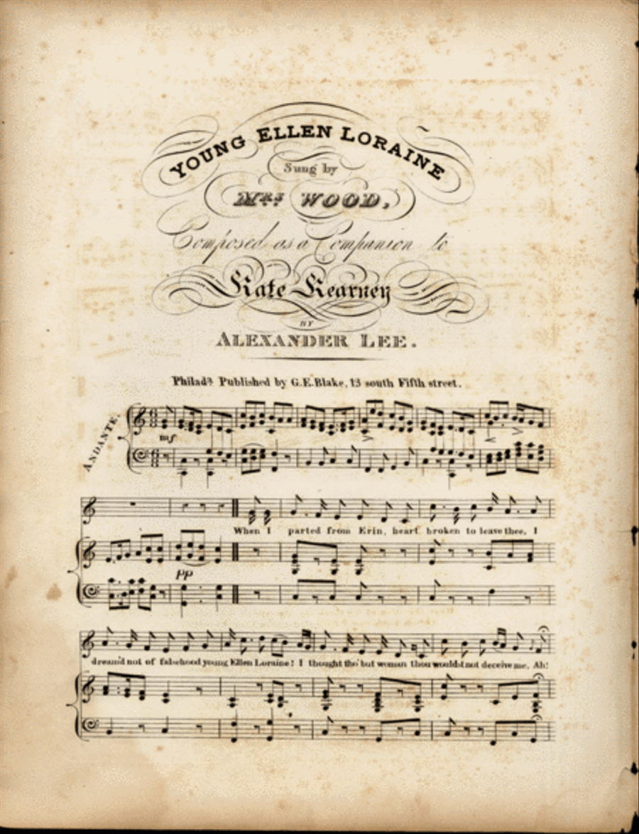 Young Ellen Loraine Voice scores gallery preview page 1